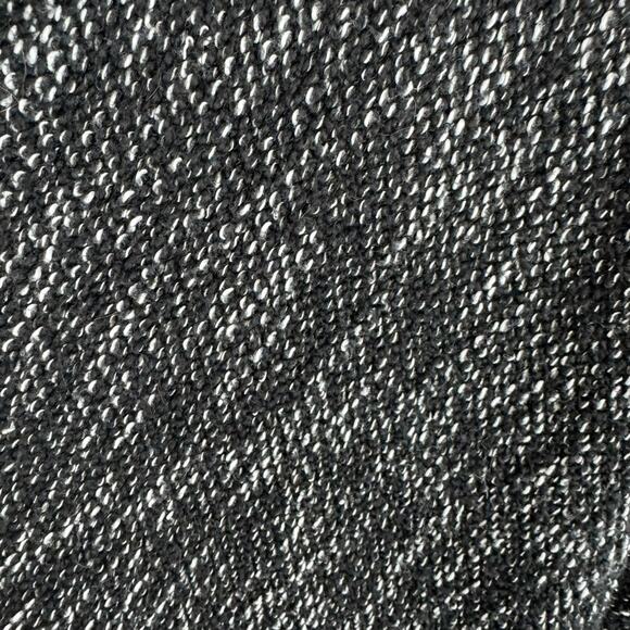 BNCI By Blac Noir Black Heather Asymmetrical Cotton Blend Open Cardigan Size XL - Picture 3 of 7